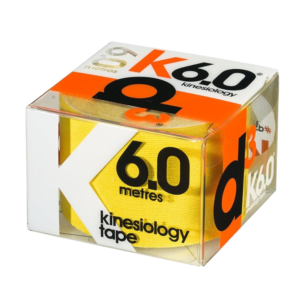 D3 K6.0 Kinesiology Tape | Yellow | The Run Hub
