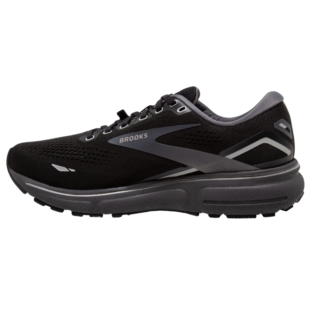 Women's Brooks Ghost 15 GTX in Black/Blackened Pearl/Alloy - Neutral Waterproof Running Shoes | The Run Hub