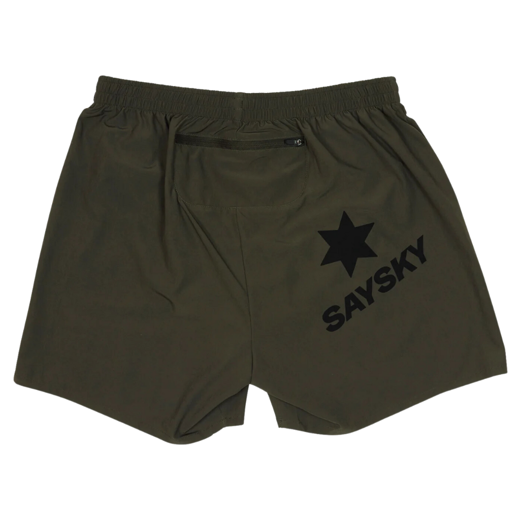 Saysky Pace Shorts 5 inch  XMRSH21C301 301 Green The Run Hub 