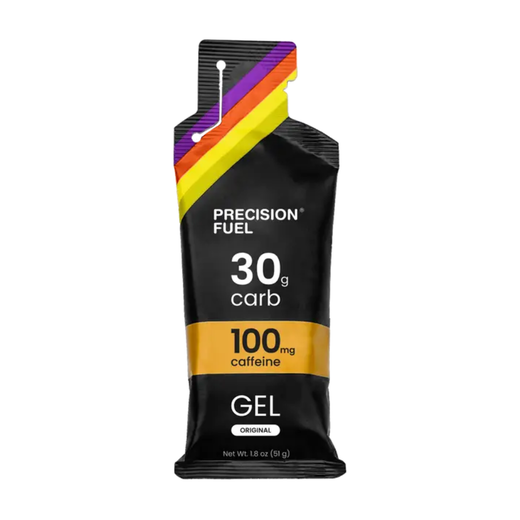 Precision Fuel | 30g Carb | 100mg Caffeine Gel Original | Energy Gels | The Run Hub