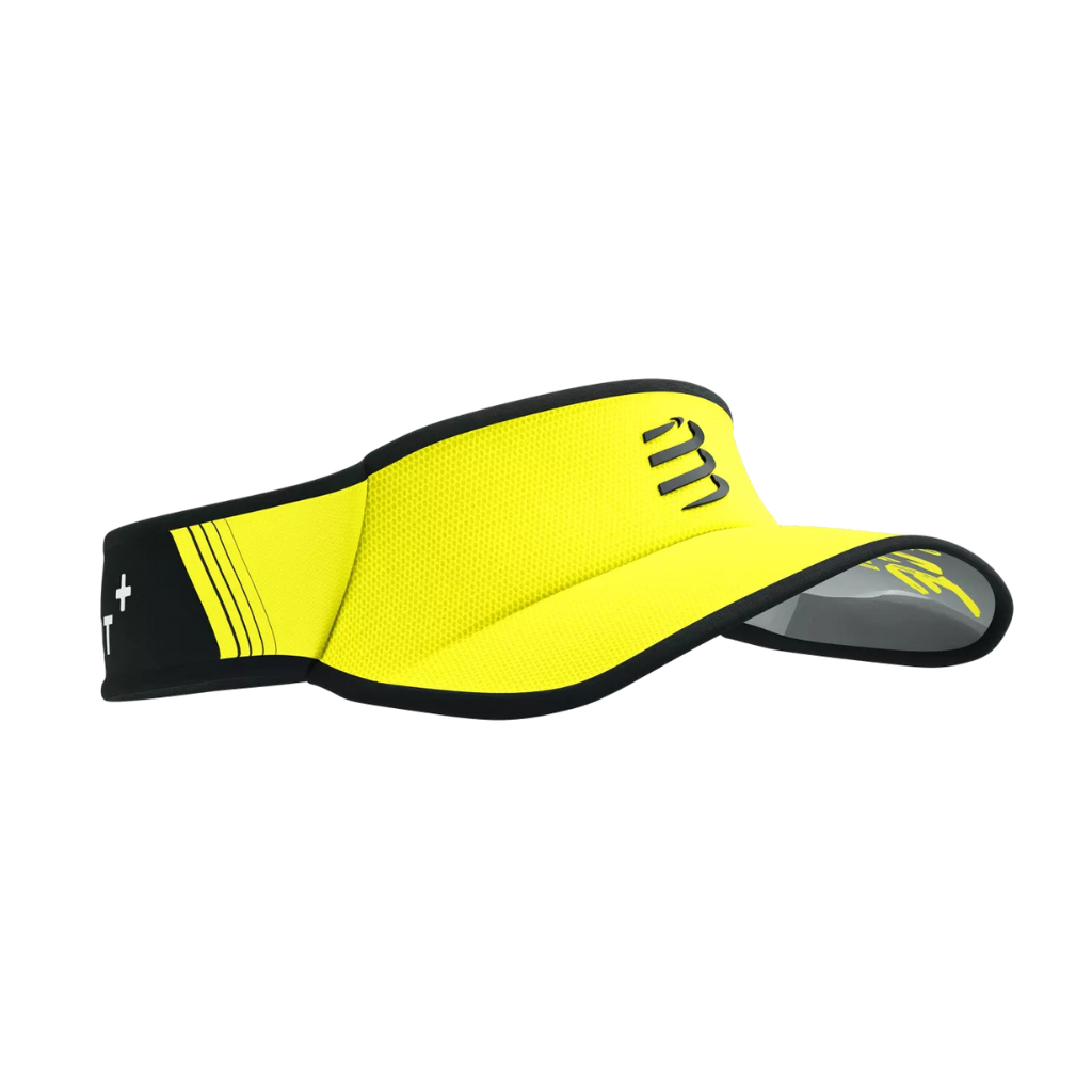 Compressport Ultralight Visor | Safe Yellow/Black | The Run Hub