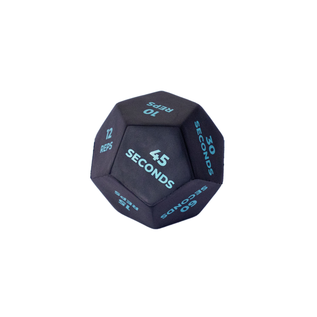 Fitness-Mad 12-Sided Fitness Dice - Pair | The Run Hub