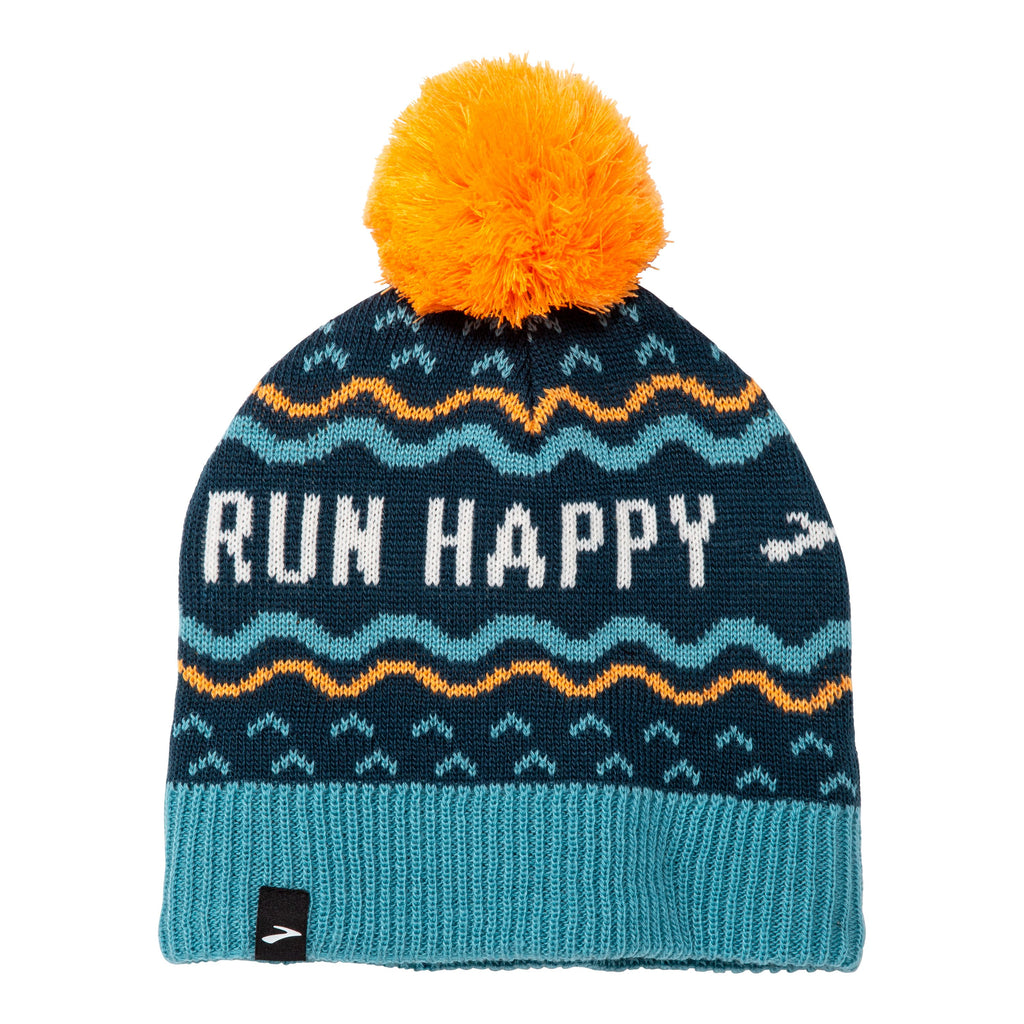 Brooks Heritage Beanie | Storm Blue | The Run Hub