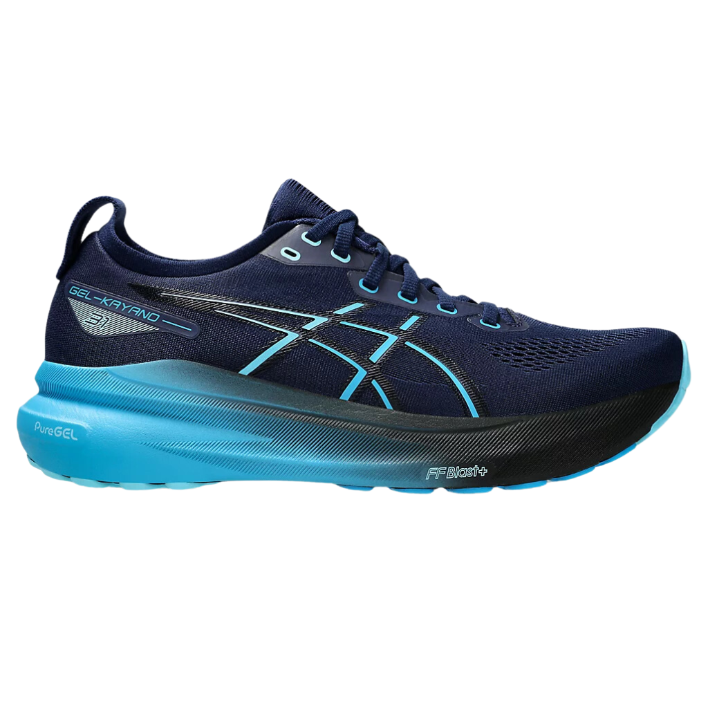ASICS Men's GEL-KAYANO 31 Support Running Shoe | 401 BLUE EXPANSE/DIGITAL AQUA | 1011B867-401 | The Run Hub