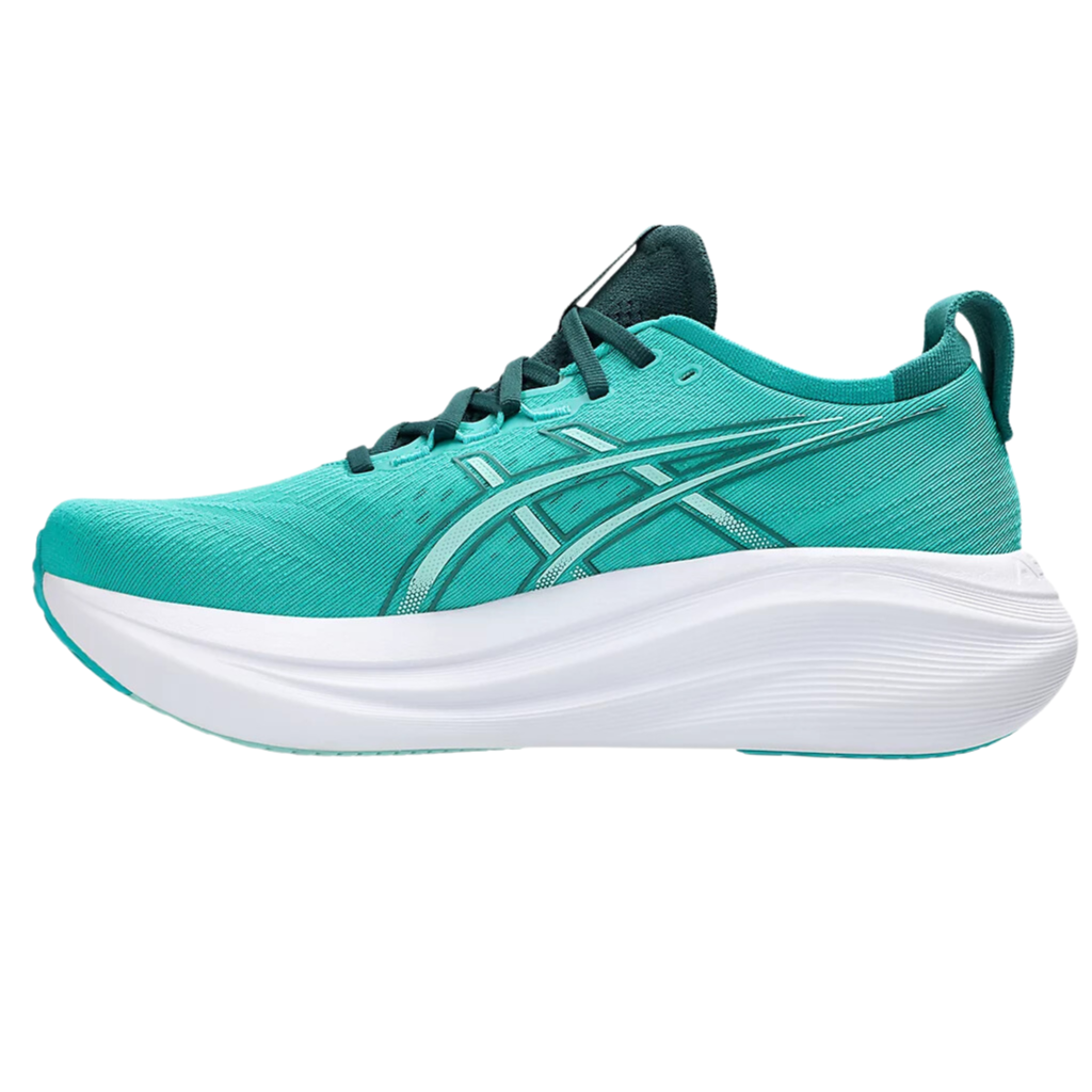 ASICS Men's GEL-NIMBUS™ 27 Neutral Running Shoe | Wave Teal/Saxon Green | 1011B958-400 | The Run Hub