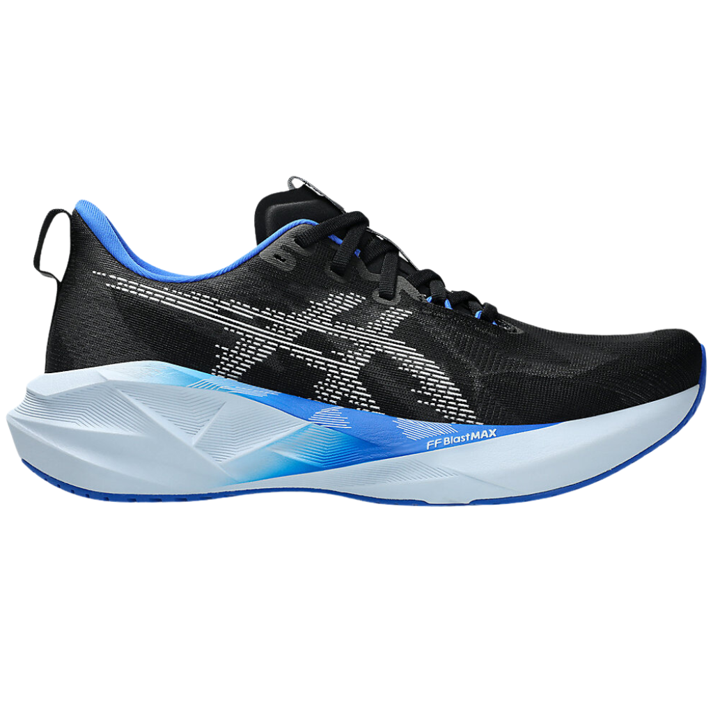 ASICS Men's NOVABLAST 5 Neutral Running Shoes | BLACK/WHITE | 1011B974-001 | The Run Hub