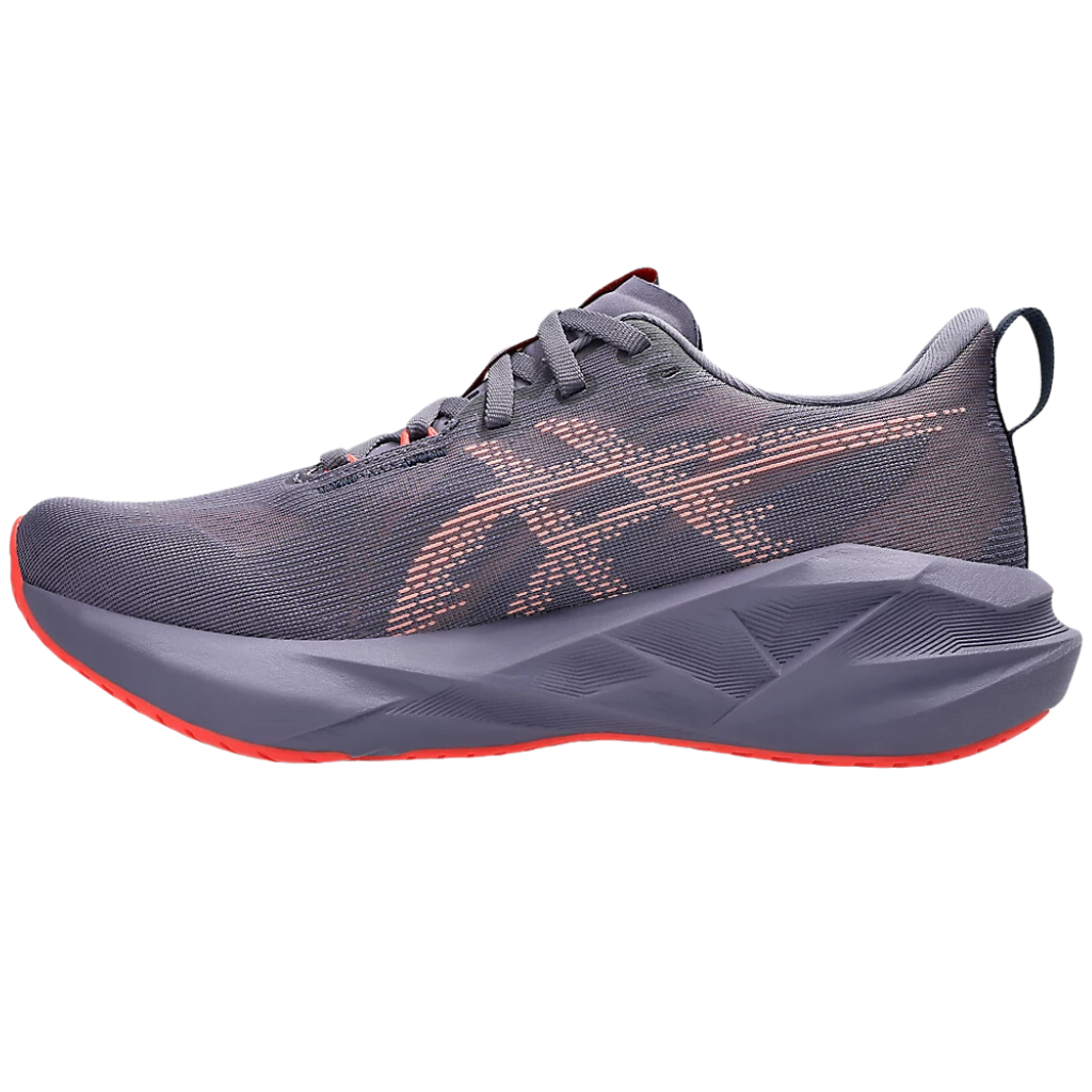 ASICS Men's NOVABLAST 5 Neutral Running Shoes | Greyish Purple/Coral Reef | 1011B974-500 | The Run Hub