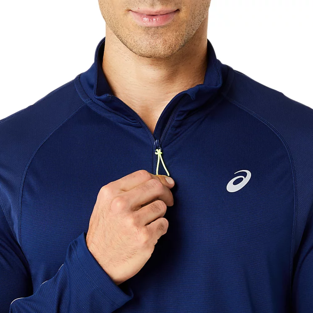 ASICS Men's ROAD LITE-SHOW HALF ZIP | Blue Expanse | 2011D094.401 | The Run Hub