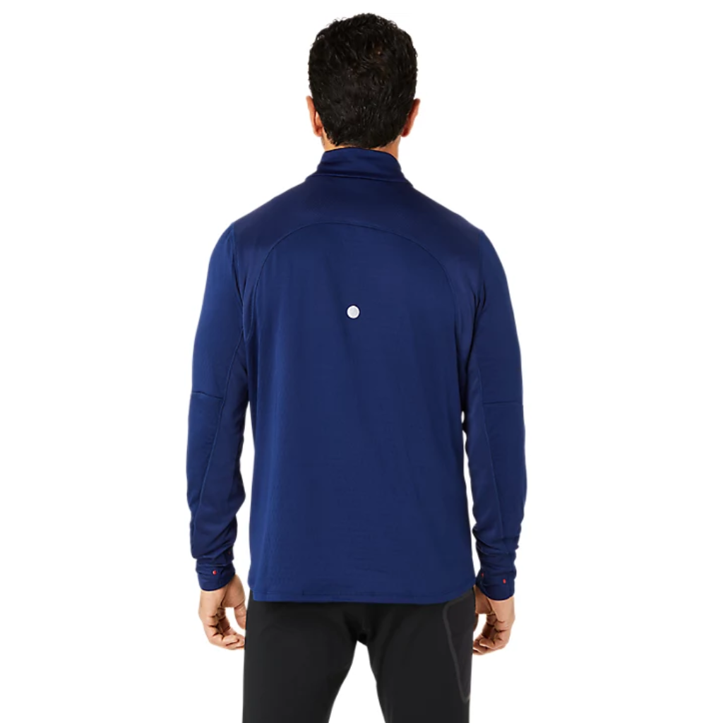 ASICS Men's ROAD Winter 1/2 Zip Mid Layer Top | 2011D108-400 | Expanse Blue | The Run Hub