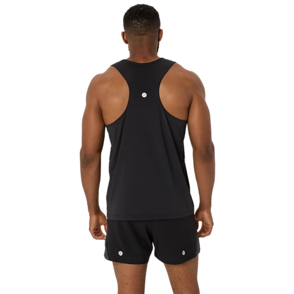 ASICS Men's Road All Over Print Singlet | Performance Black | 2011D091-001 | The Run Hub