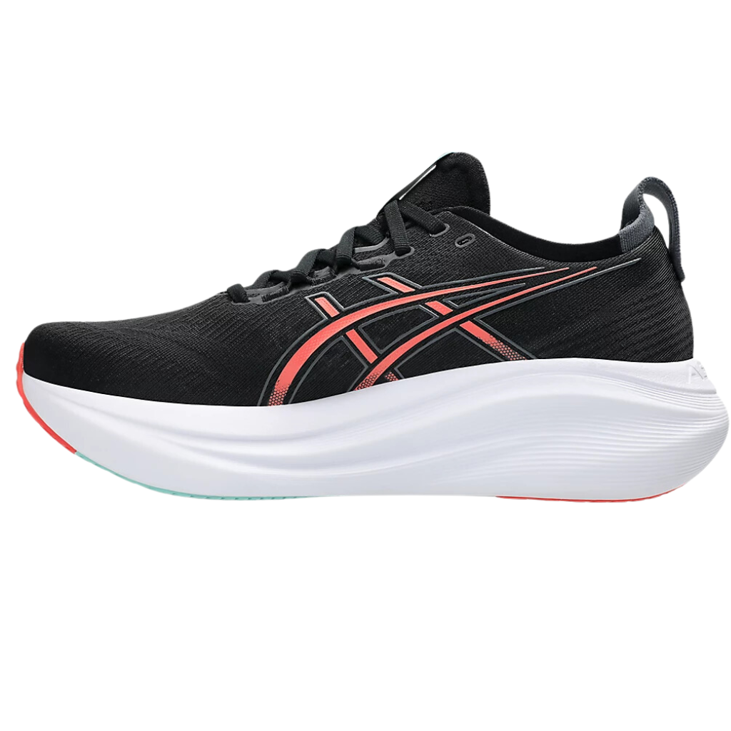 ASICS Mens' GEL-NIMBUS™ 27 Running Shoe | Black/Coral Reef | 1011B958_004 | The Run Hub