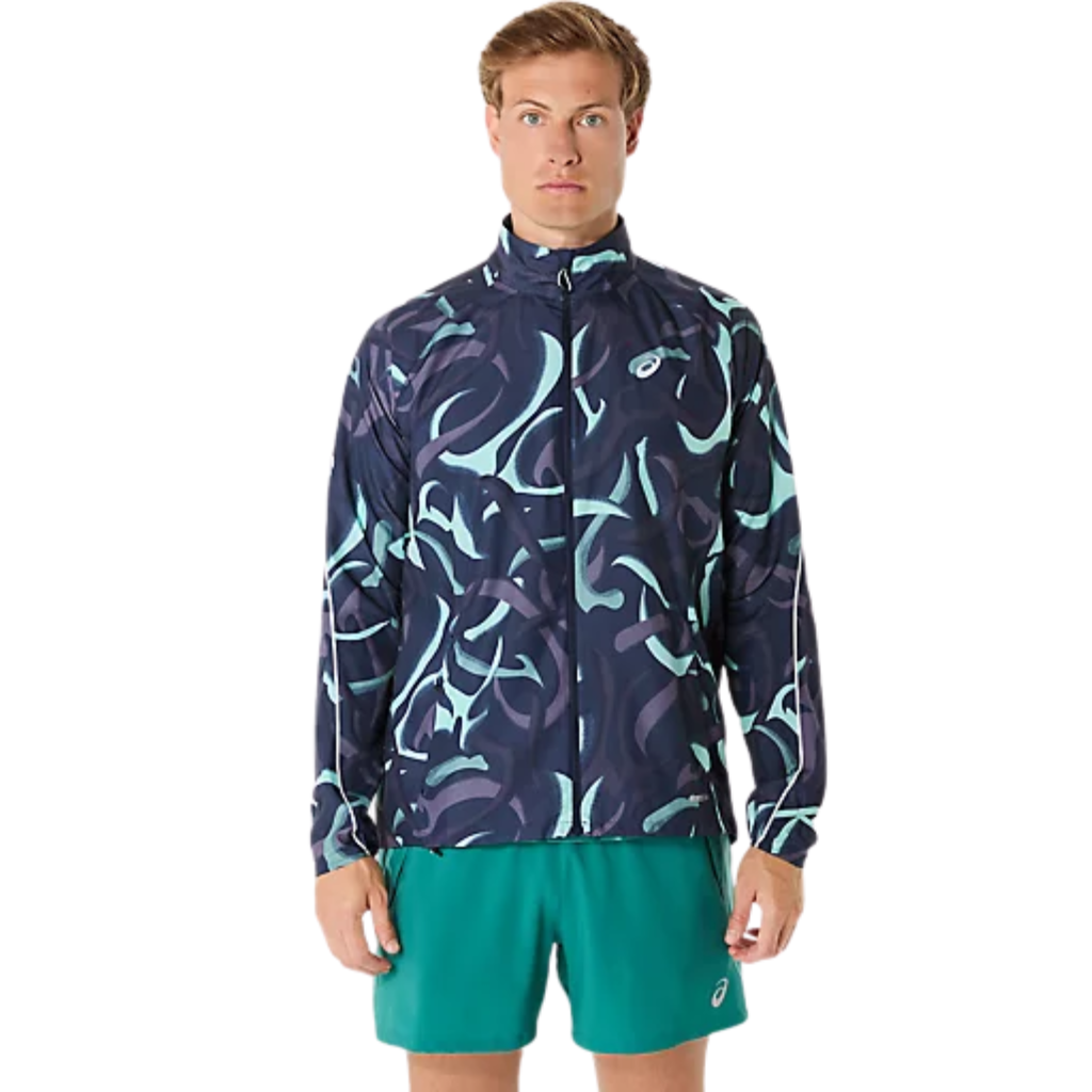 ASICS Road Lite-Show Packable Jacket | 2011D096 | Midnight | The Run Hub