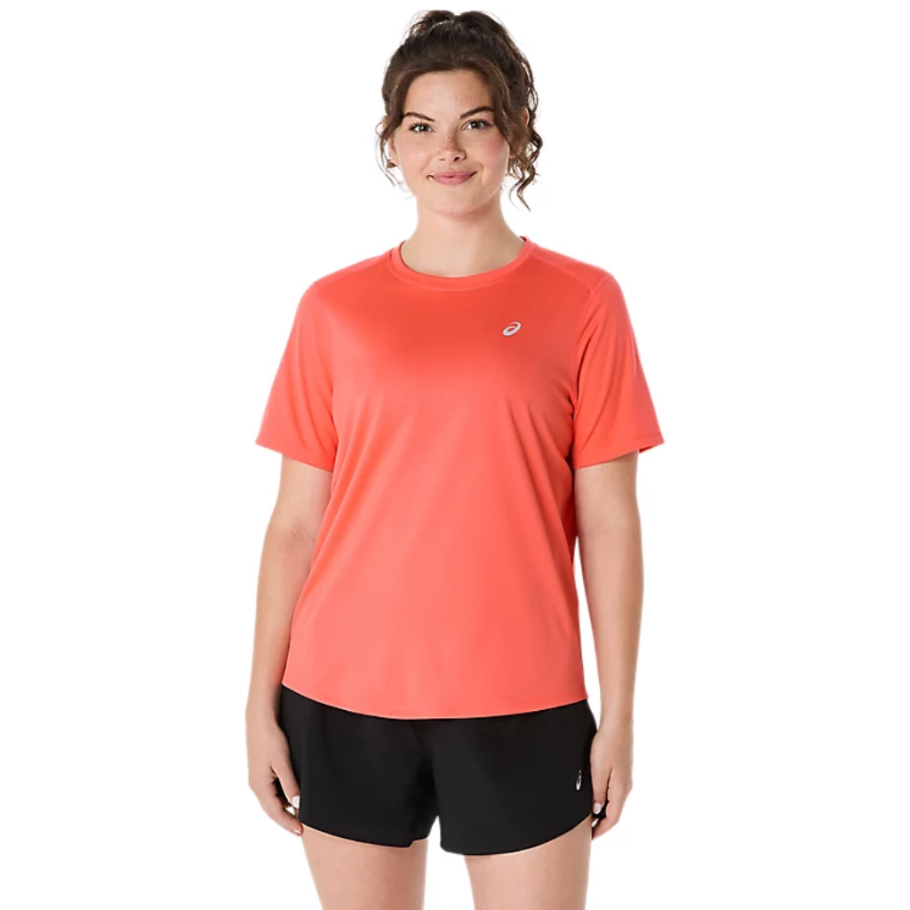 ASICS Women's Core SS Tee | Coral Reef | 2012D170-700 | The Run Hub