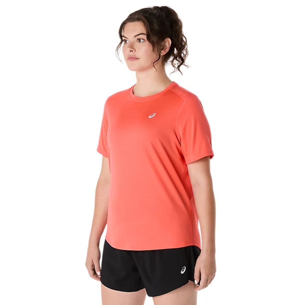 ASICS Women's Core SS Tee | Coral Reef | 2012D170-700 | The Run Hub