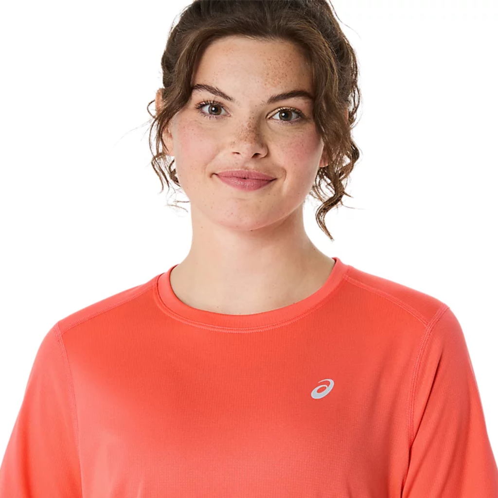 ASICS Women's Core SS Tee | Coral Reef | 2012D170-700 | The Run Hub