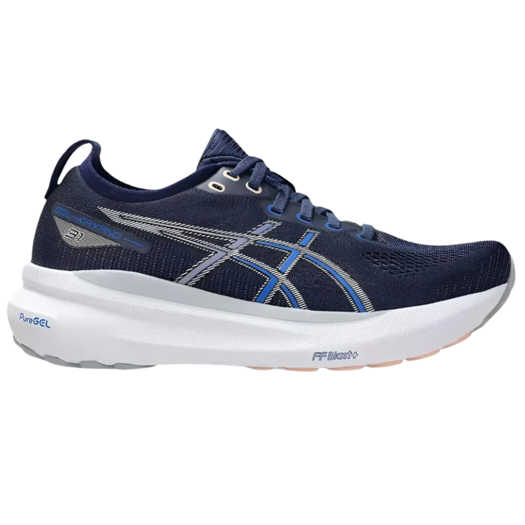 ASICS Women's GEL-KAYANO 31 Support Running Shoes | INDIGO BLUE/PURE SILVER | 1012B670-403 | The Run Hub