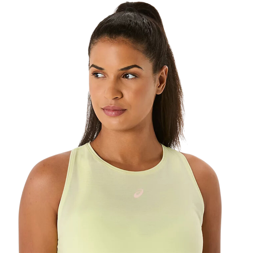 ASICS Women's NAGINO RUN ADJUSTABLE TANK | Huddle Yellow Heather | 2012D139-750 | The Run Hub