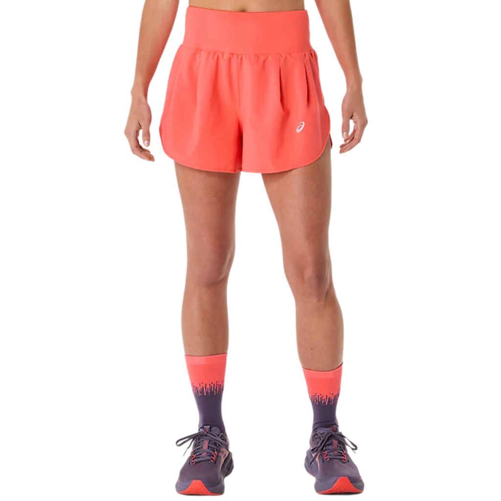 ASICS Women's ROAD 3.5IN SHORT | Coral Reef | 2012C965-700 | The Run Hub