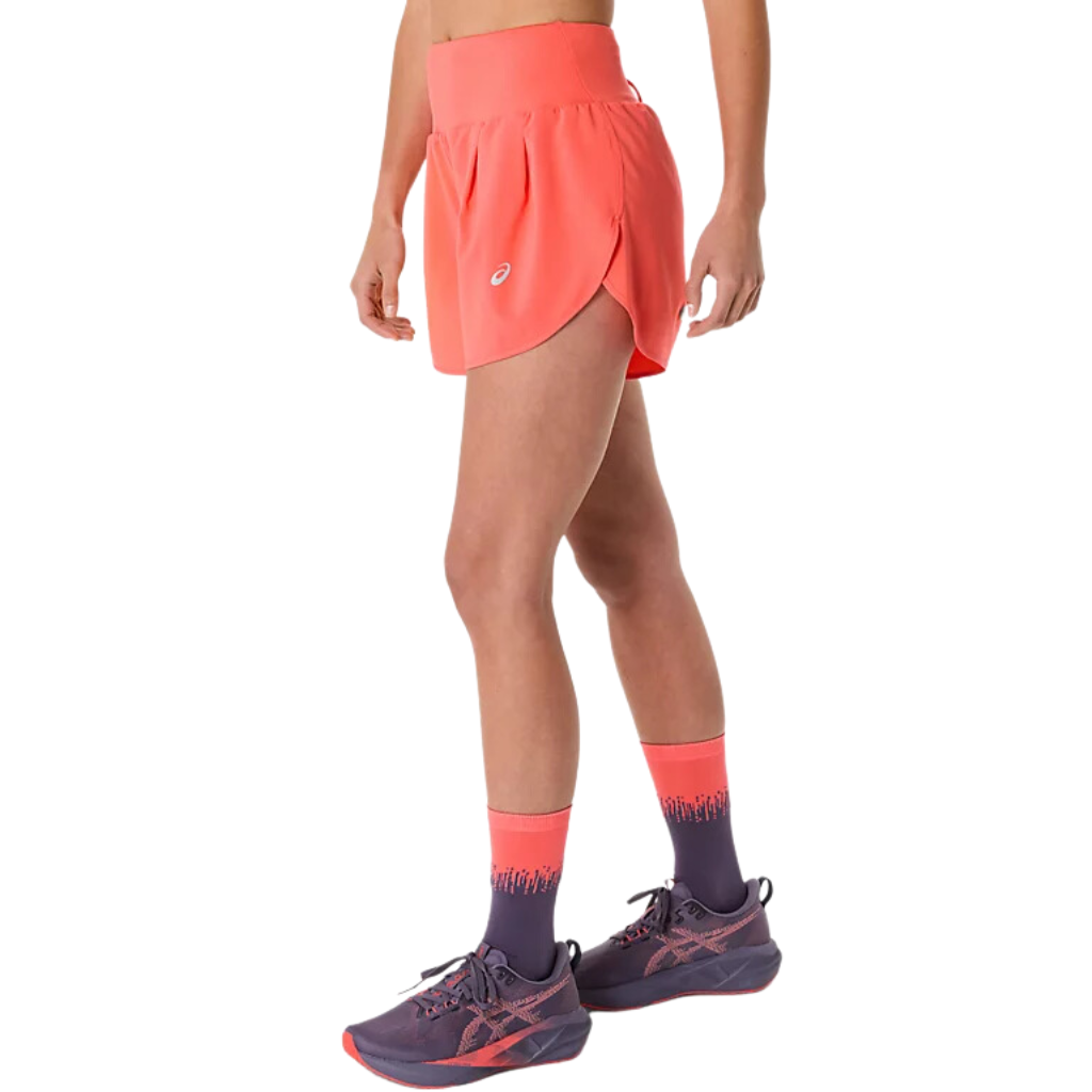 ASICS Women's ROAD 3.5IN SHORT | Coral Reef | 2012C965-700 | The Run Hub