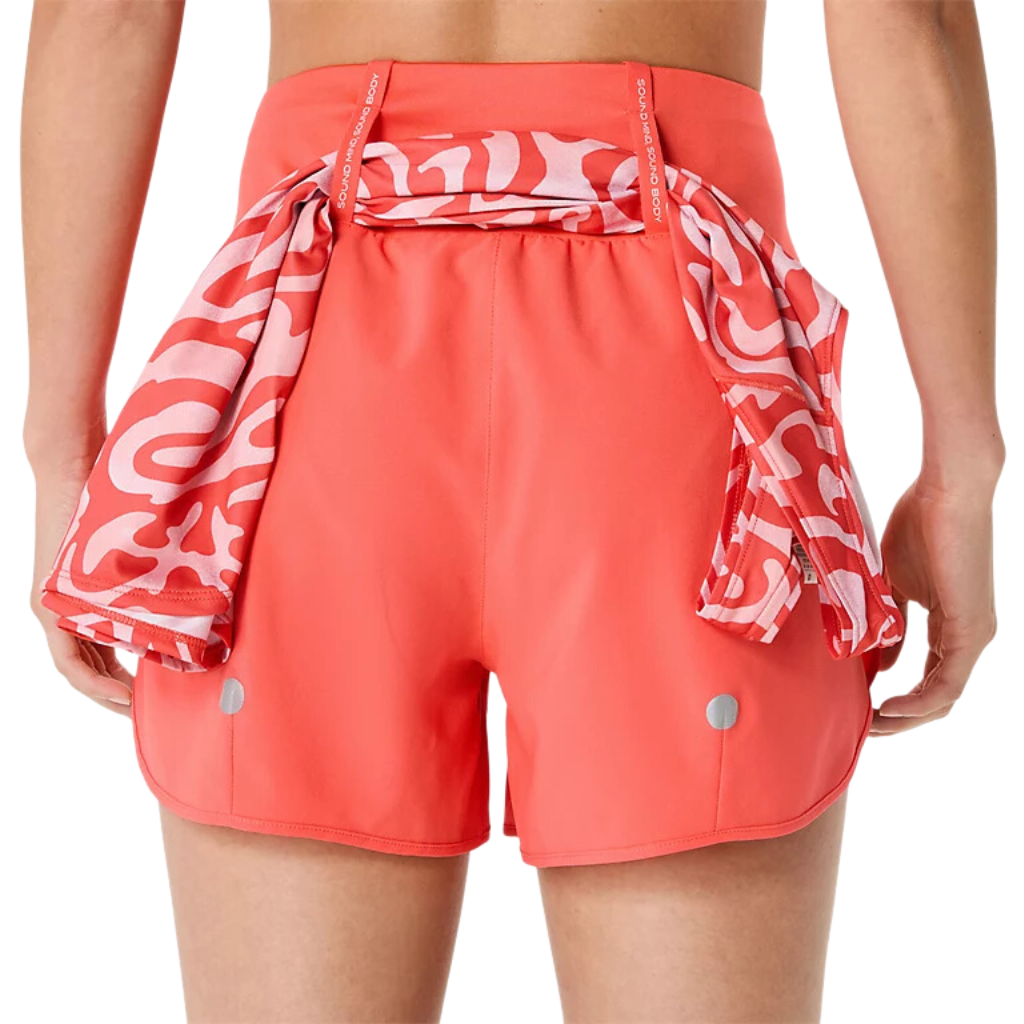 ASICS Women's ROAD 3.5IN SHORT | Coral Reef | 2012C965-700 | The Run Hub