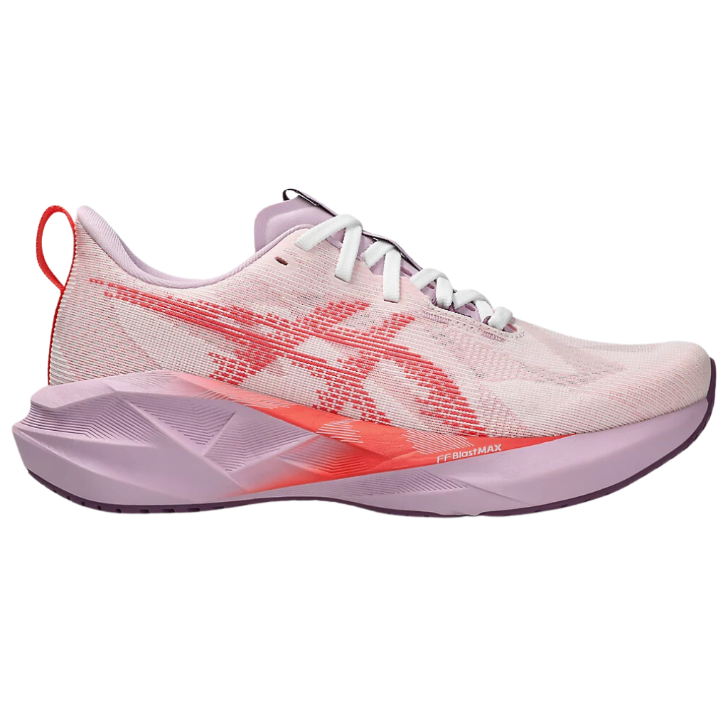 ASICS Women's NOVABLAST™ 5 Neutral Running Shoe | White/Coral Reef | 1012B765-101 | The Run Hub