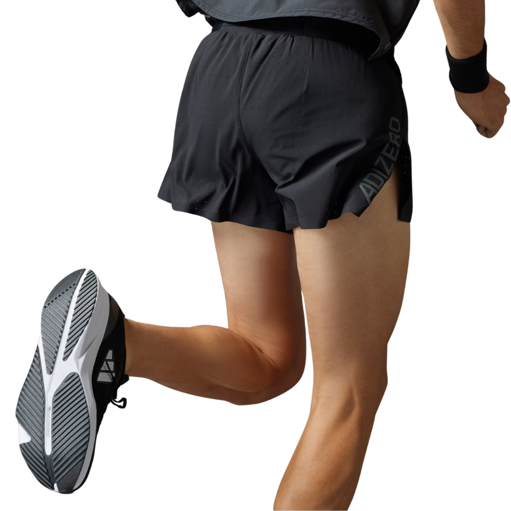 Adidas mens split running shorts sales