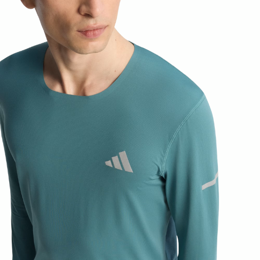 Adidas Adi365 Running CLIMACOOL+ Long-Sleeve Top | Preloved Teal | The Run Hub