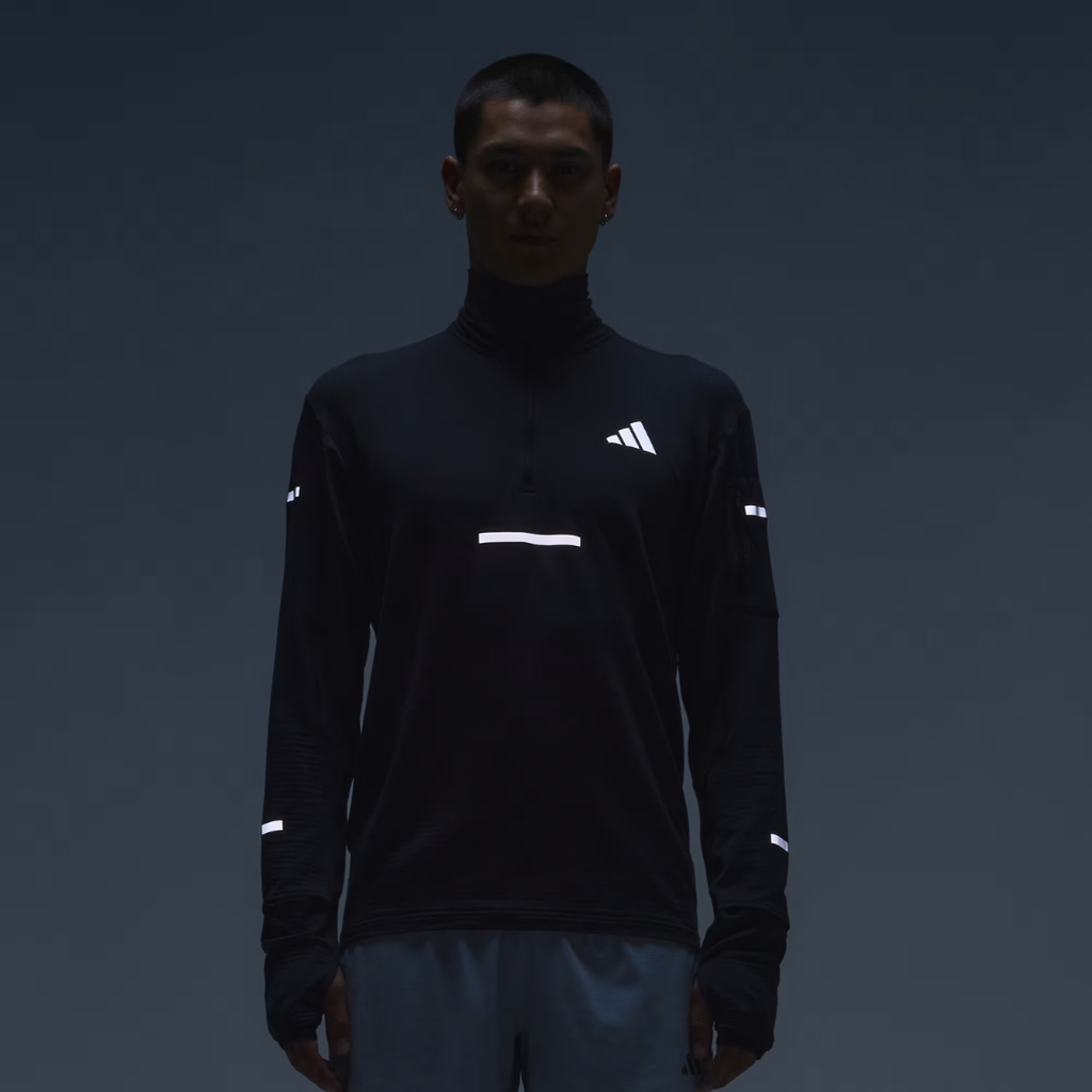 Adidas Adi365 Running Climawarm+ Half-Zip | Black | The Run Hub
