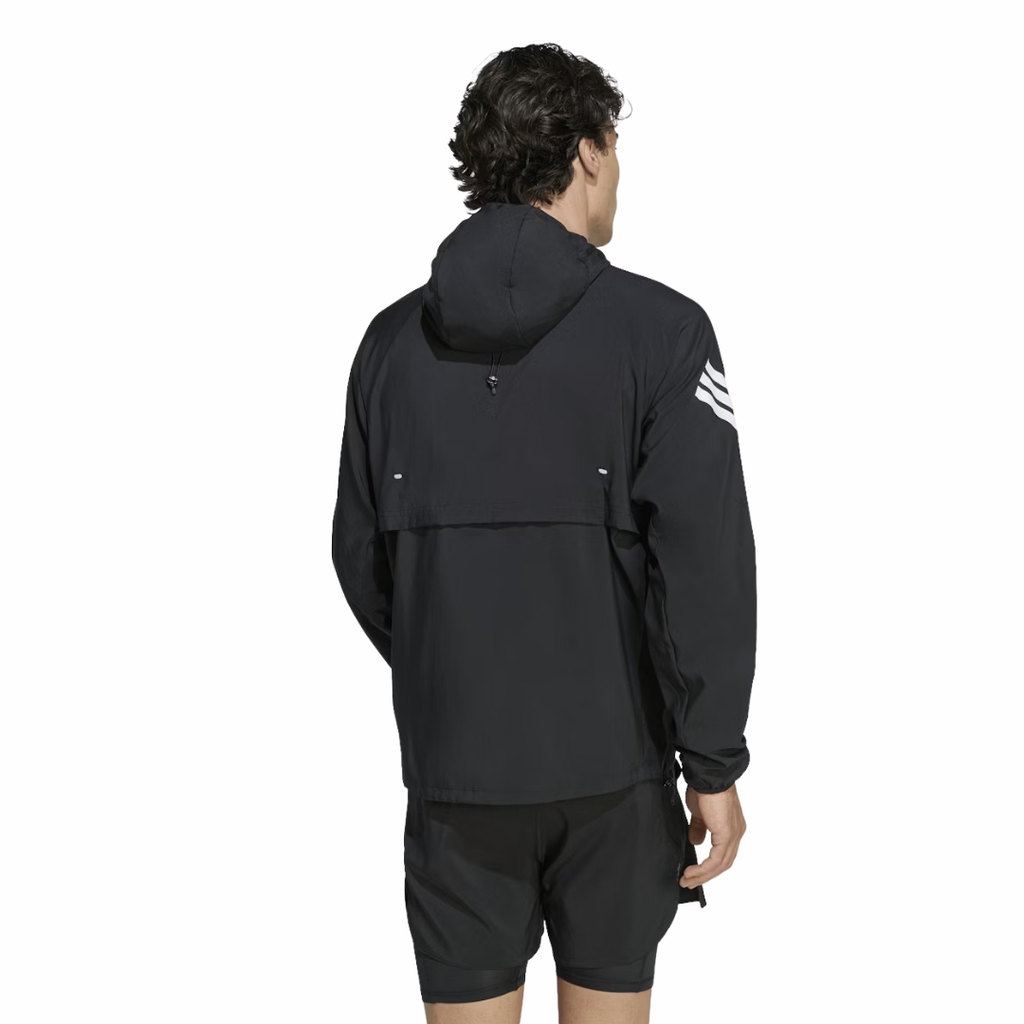 Adidas Adizero365 3-Stripes Iconic Jacket | Black | The Run Hub