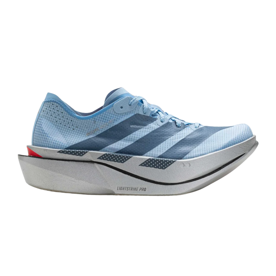 Adidas Adizero Adios Pro 5 | Clear Sky, Grey & Silver Metallic | The Run Hub
