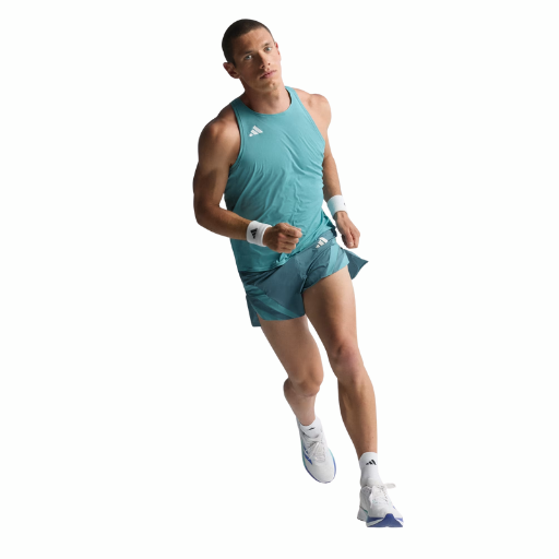 Adidas Adizero Archive Running Gel Short | Preloved Teal | The Run Hub