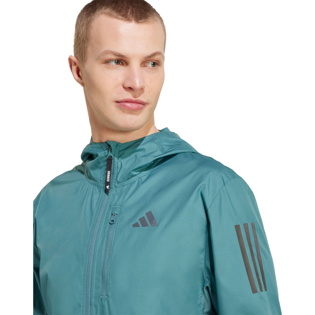 Men's Adidas Own The Run Jacket Preloved Teal The Run Hub