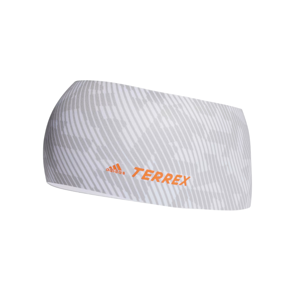 Adidas Terrex Aeroready Graphic Headband White/Grey  IB2385 The Run Hub