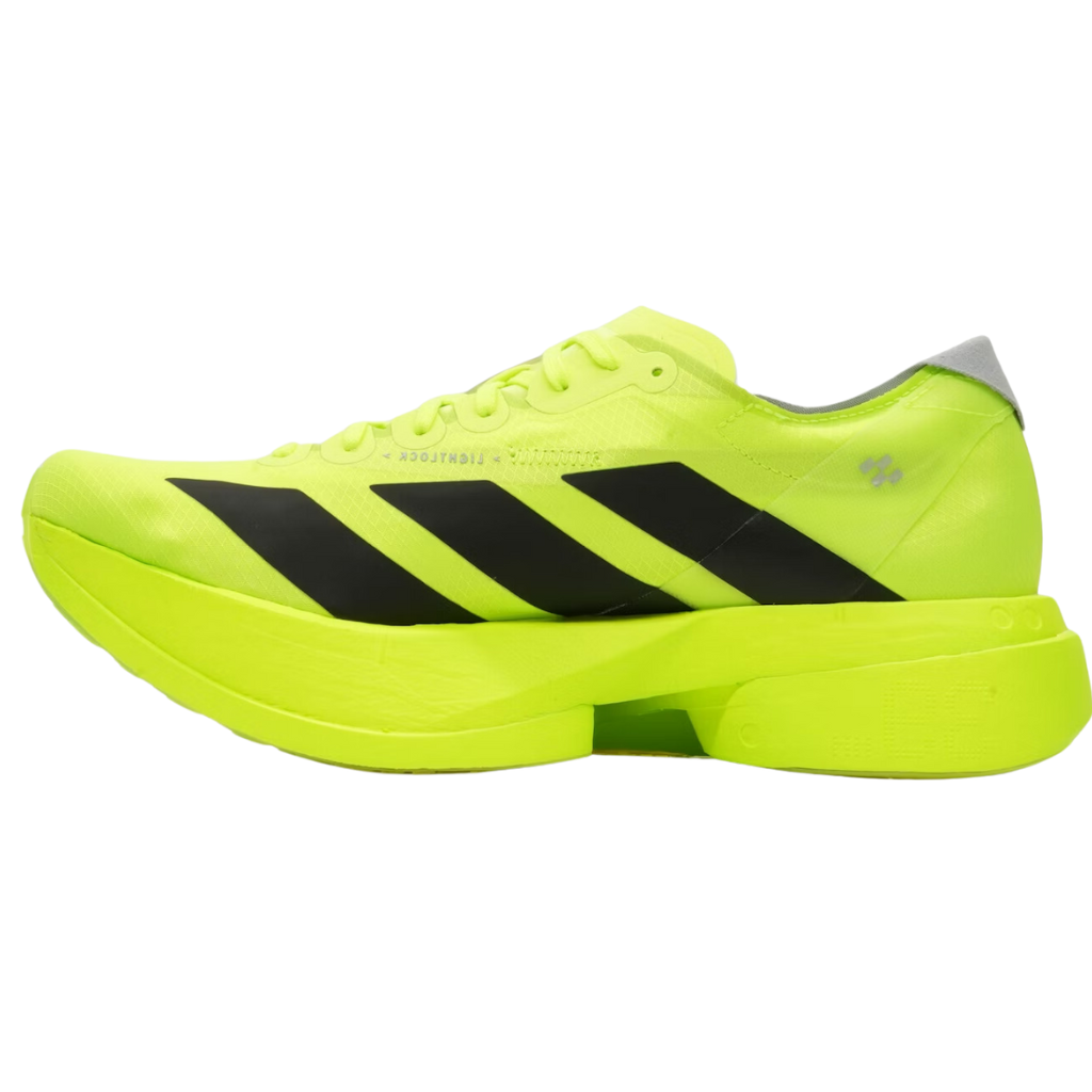 Adidas Adizero Men's Adios Pro 4 Racing Shoe | Lucid Lemon / Core Black / Halo Silver | JR6364 | The Run Hub
