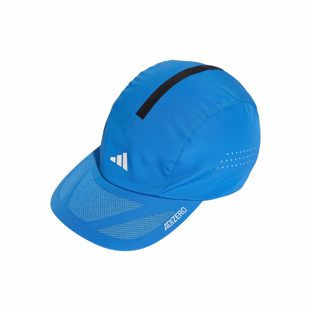 Adidas RunningxAdizero Cap | Ray Blue & White | The Run Hub