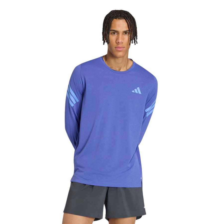 Adidas adi365 Iconic Running Longsleeve | Blue | The Run Hub