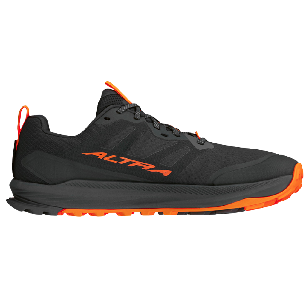 Altra Men's Lone Peak 9+ Trail Running Shoe | Black/Orange | AL0A85RG013 | The Run Hub