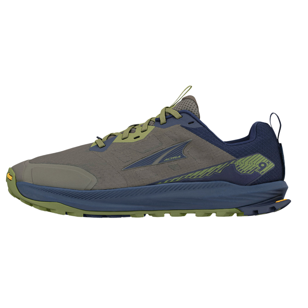 Altra Men's Lone Peak 9+ Trail Running Shoe | Dusty Olive | AL0A85RG315 | The Run Hub