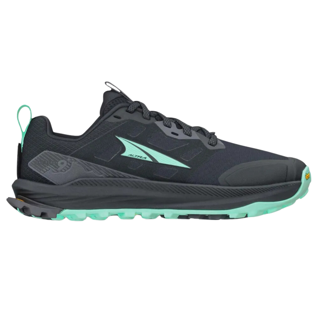 Altra Women's Altra Lone Peak 9+ Neutral Running Shoe | Black/Teal | AL0A85RH301-080 | The Run Hub