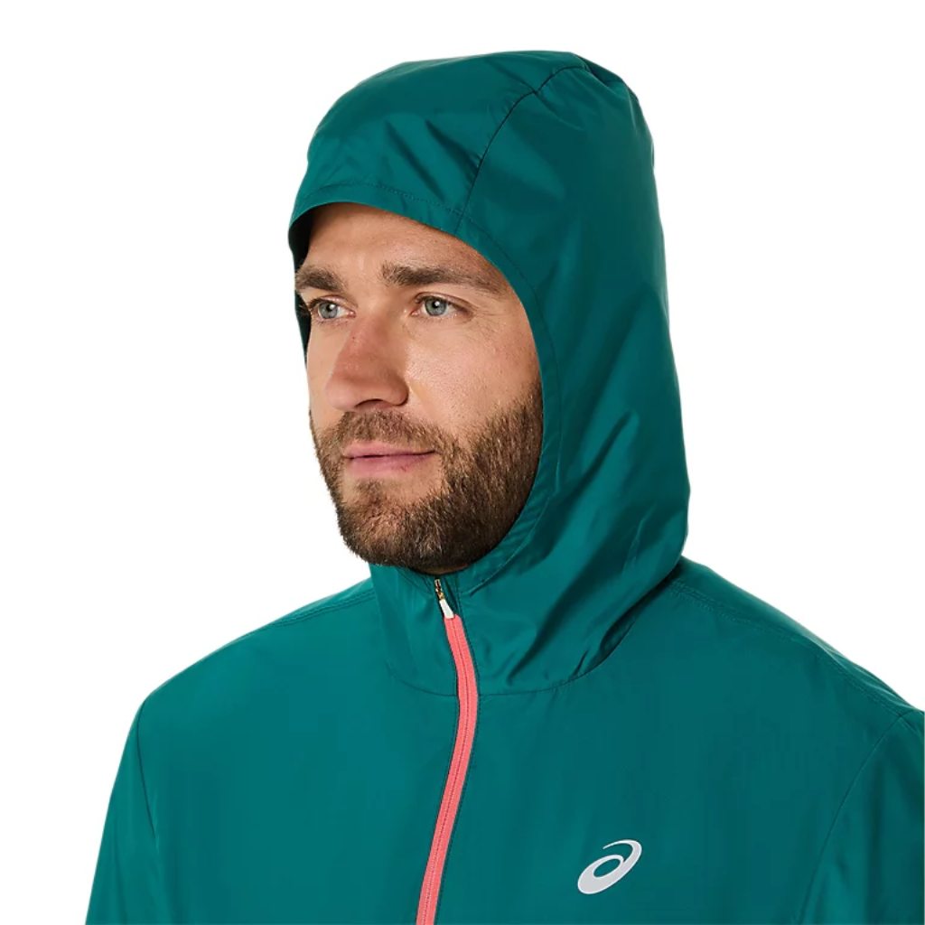 Asics Core Jacket | 2011d216-300 | RAINY LAKE | Men's Running Jacket | The Run Hub