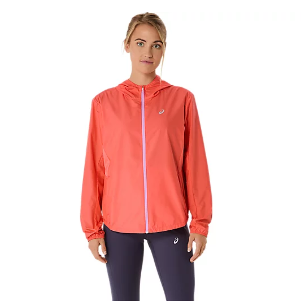 Asics Core Jacket | 2012D180.700 | Coral Reef | The Run Hub