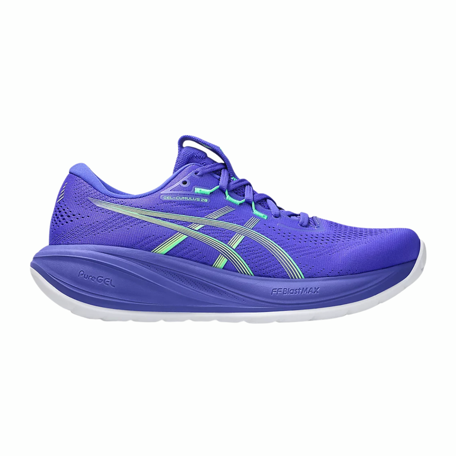 Asics Gel-Cumulus 28  | Cobalt Burst & Illuminate Green | The Run Hub