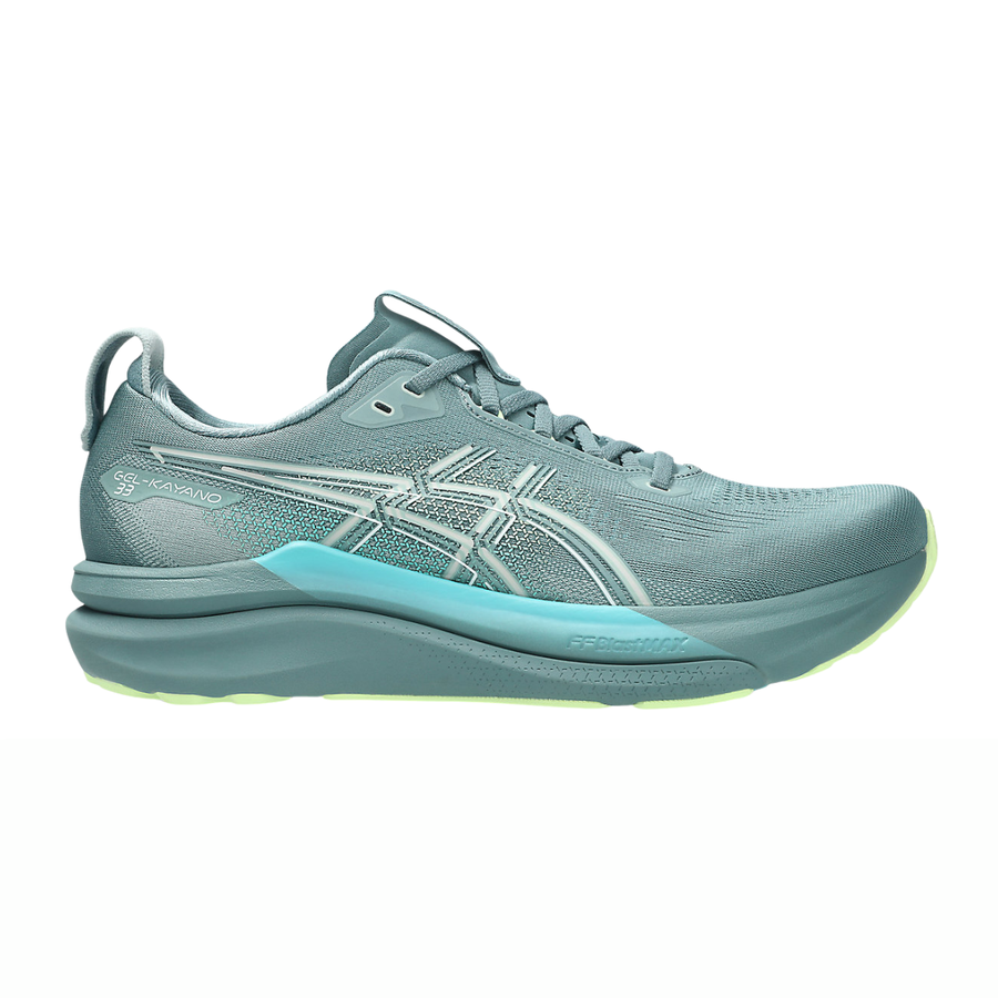 Asics Gel-Kayano 33 | Foggy Teal & Illuminate Yellow | The Run Hub