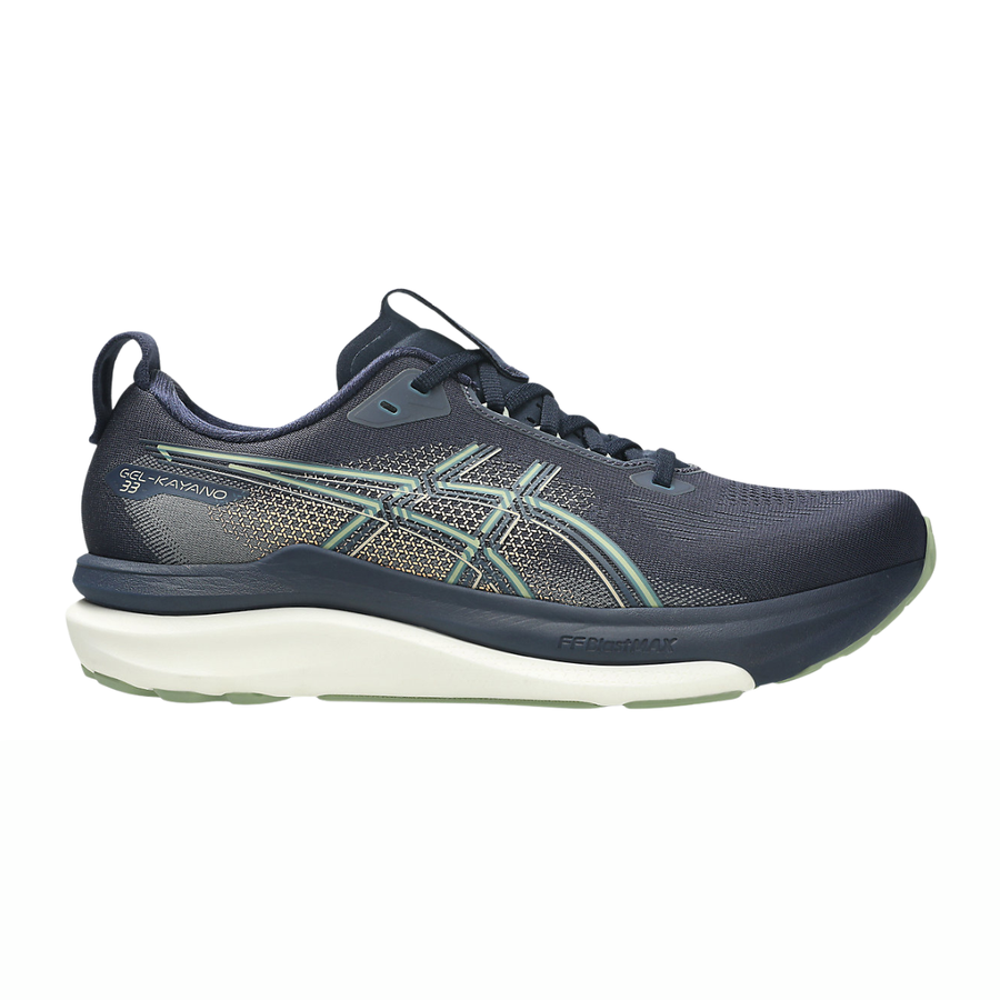Asics Gel-Kayano 33 | Midnight & Khaki Green | The Run Hub