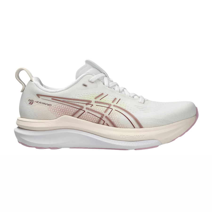 Asics Gel-Kayano 33 | White & Hazy Lilac | The Run Hub