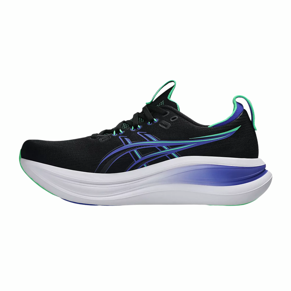 Asics Gel-Nimbus 28 | Black & Cobalt Blast | The Run Hub