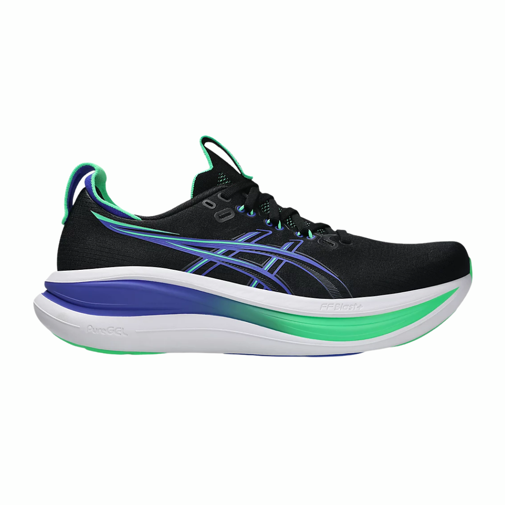 Asics Gel-Nimbus 28 | Black & Cobalt Blast | The Run Hub