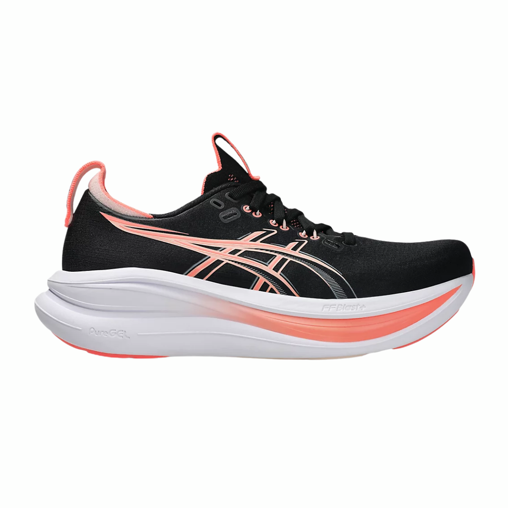 Asics Gel-Nimbus 28 | Black & Pearl Pink | The Run Hub