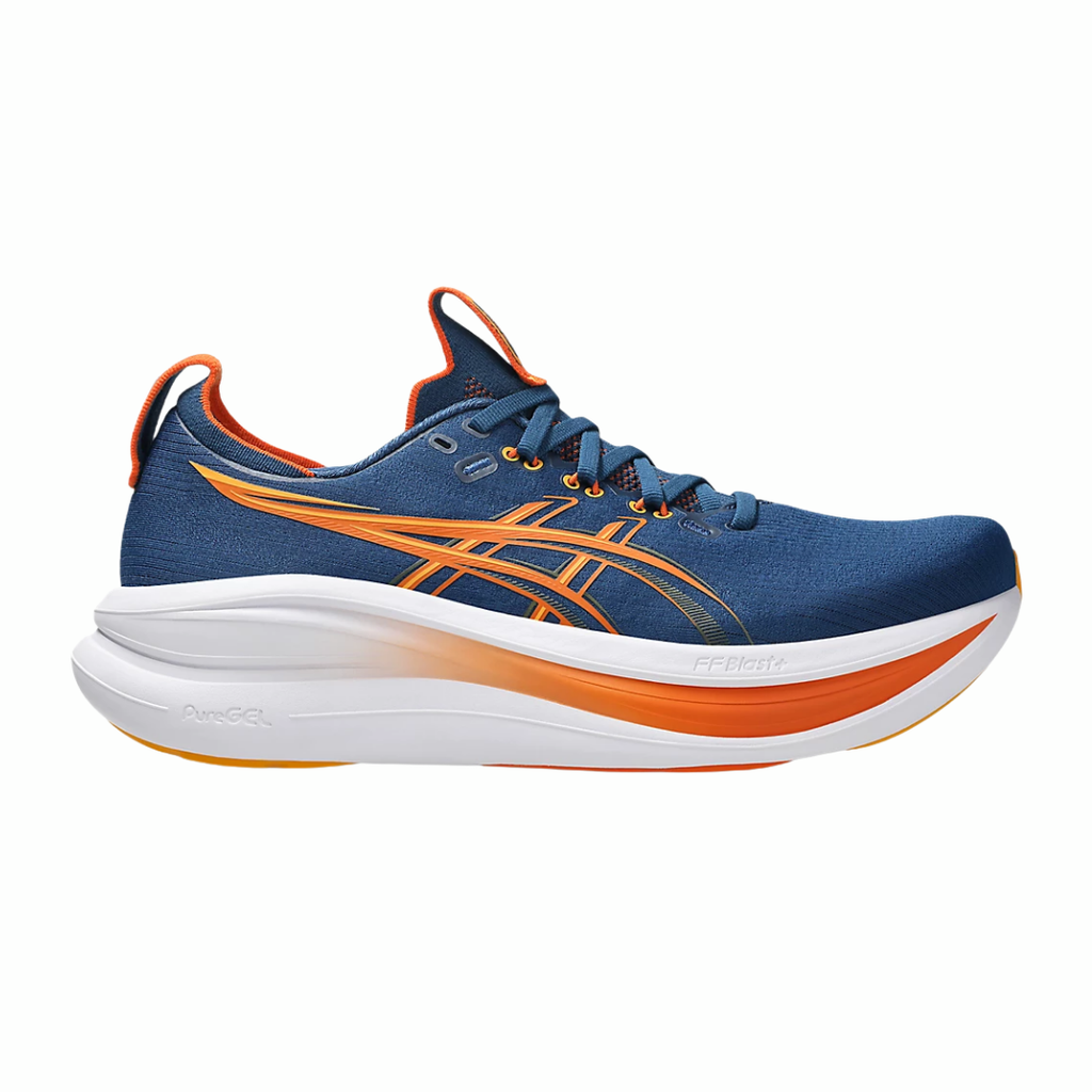 Asics Gel-Nimbus 28 | Twilight Blue & Anzu | The Run Hub