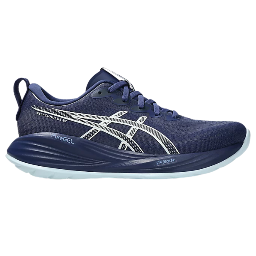 ASICS GEL-CUMULUS™ 27 | 1012B772-401 | INDIGO BLUE/COOL GREY | Women's Neutral Shoes | The Run Hub